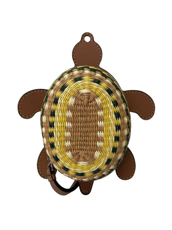 Loewe Handbags - Loewe Pouch Brown Dark Yellow Multi Turtle Leather